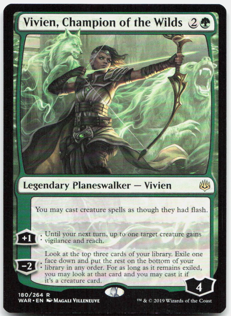 Vivien, Champion of the Wilds NM R War of the Spark 180