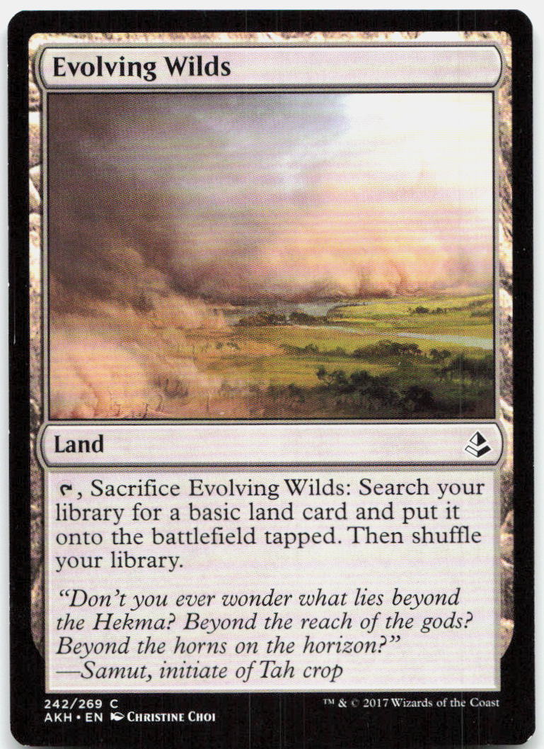 Evolving Wilds NM C Amonkhet 242