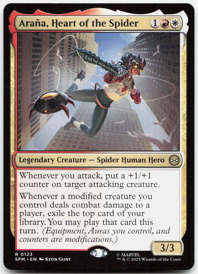 Arana, Heart of the Spider NM R Marvel's Spider-Man 123