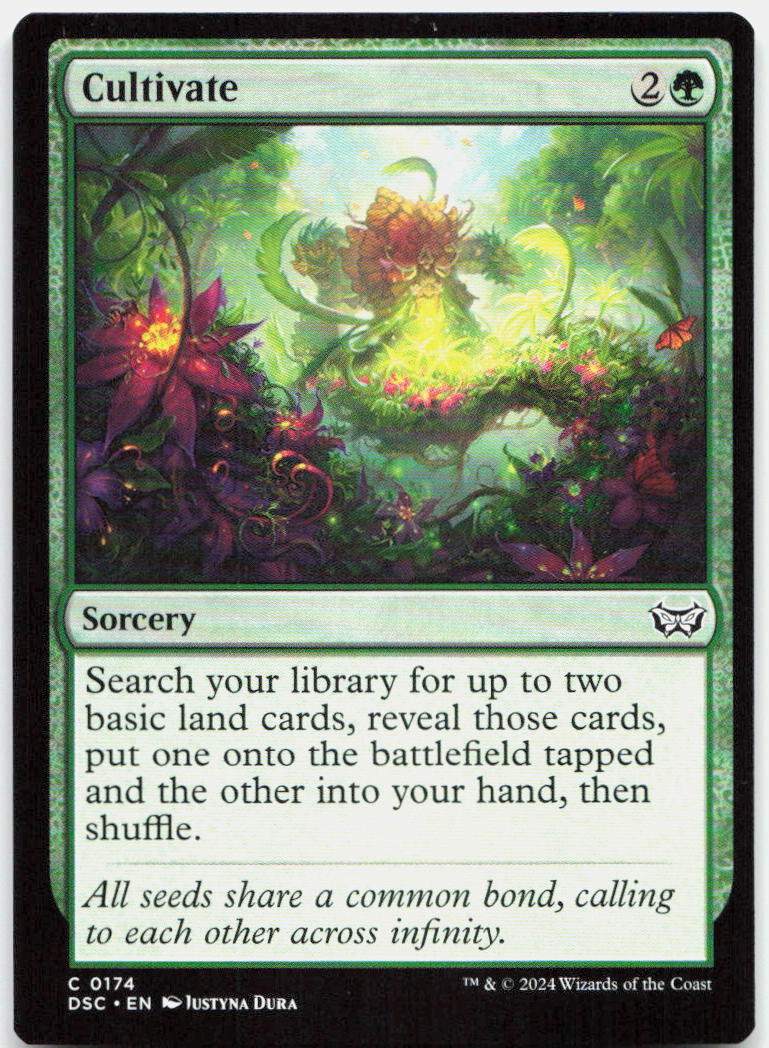 Cultivate NM C Commander: Duskmourn: House of Horror 174