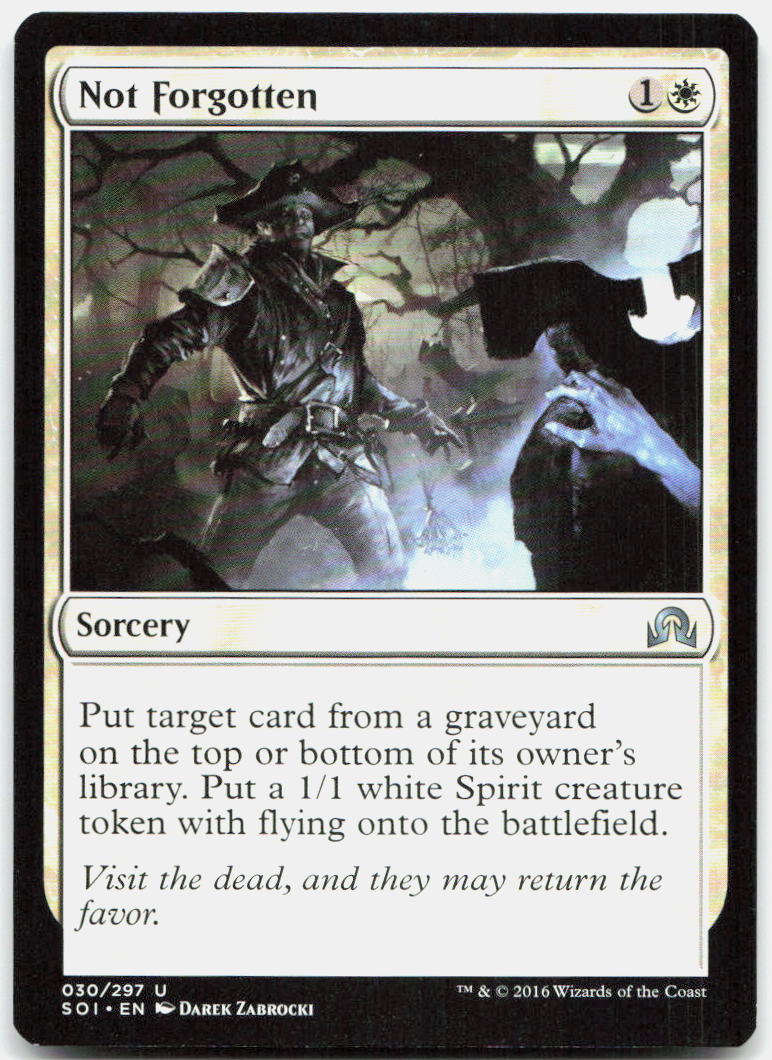 Not Forgotten NM U Shadows over Innistrad 30