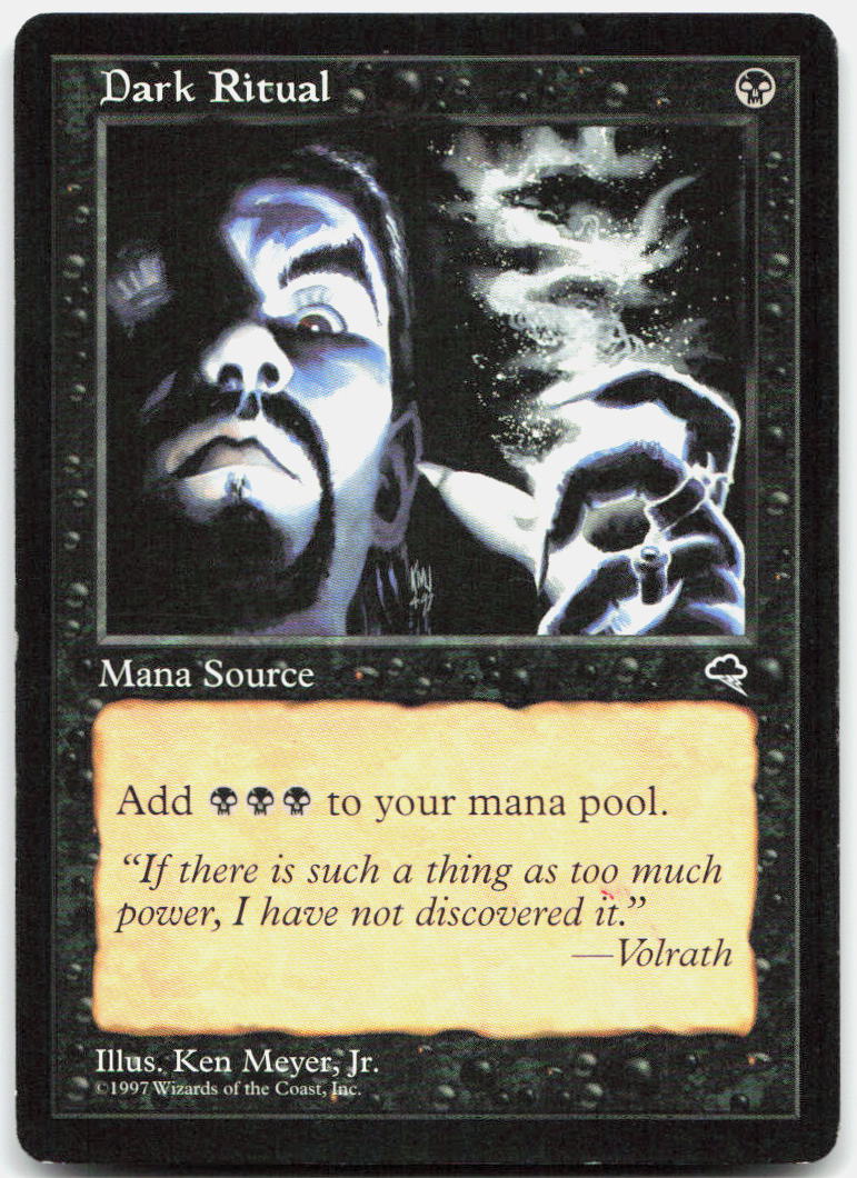 Dark Ritual NM C Tempest 118