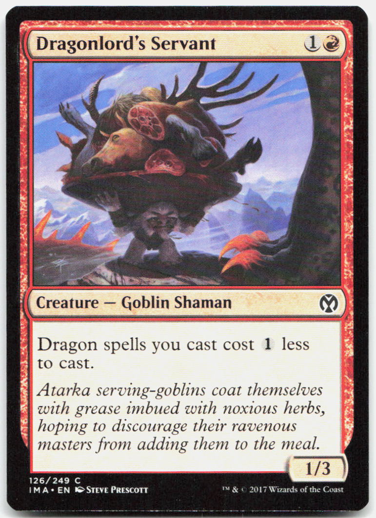 Dragonlord's Servant NM C Iconic Masters 126
