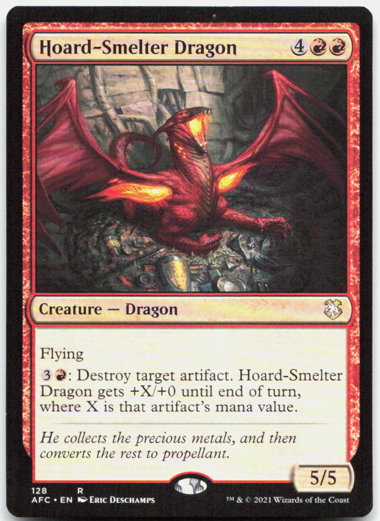 Hoard-Smelter Dragon NM R Commander: Adventures in the Forgotten Realms 128