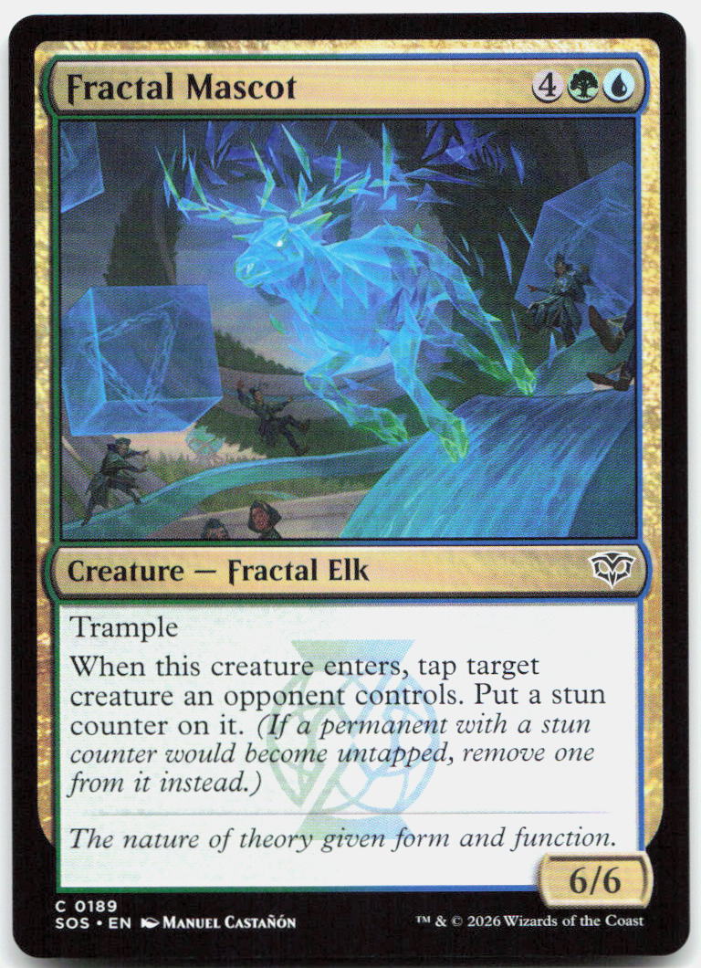 Fractal Mascot NM C Secrets of Strixhaven 189