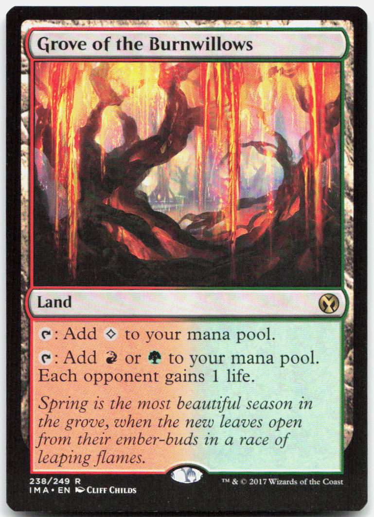 Grove of the Burnwillows NM R Iconic Masters 238