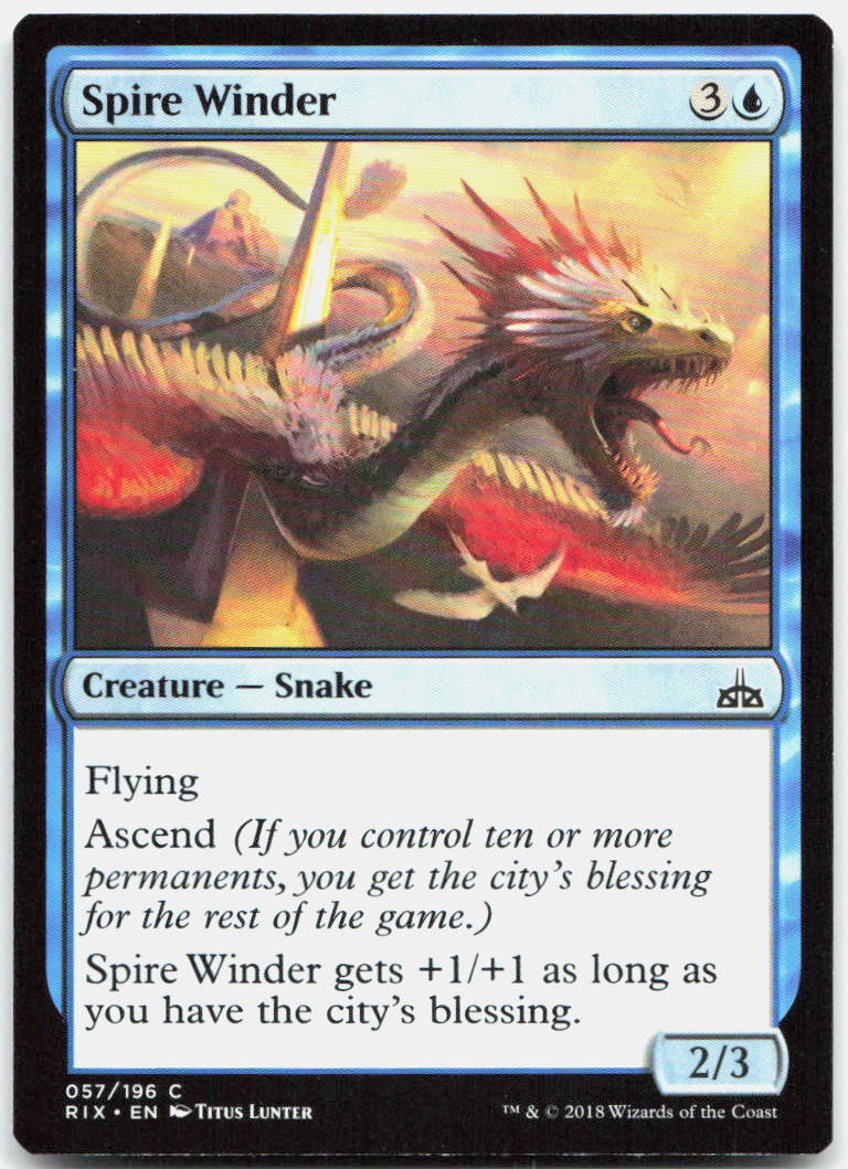 Spire Winder NM C Rivals of Ixalan 57