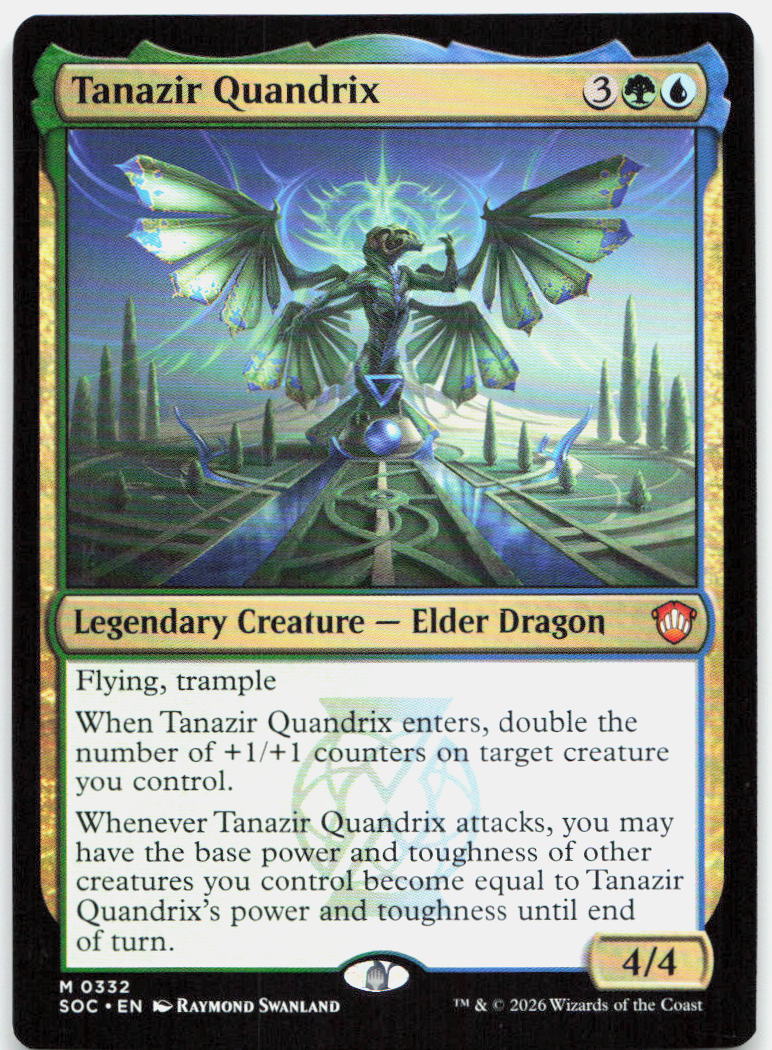 Tanazir Quandrix NM M Commander: Secrets of Strixhaven 332