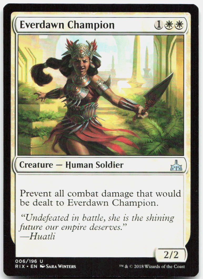 Everdawn Champion NM U Rivals of Ixalan 6