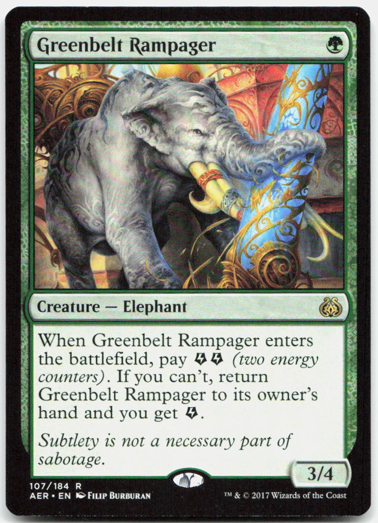 Greenbelt Rampager NM R Aether Revolt 107