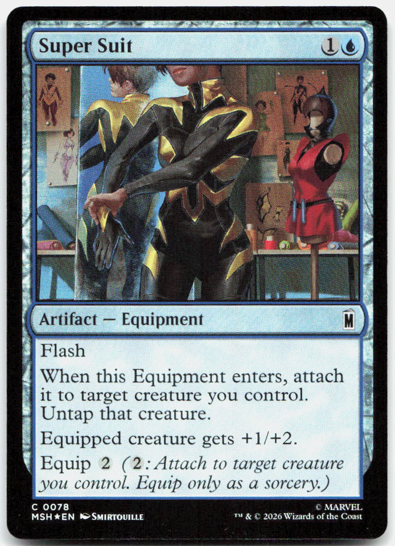Super Suit NM Foil C Marvel Super Heroes 78