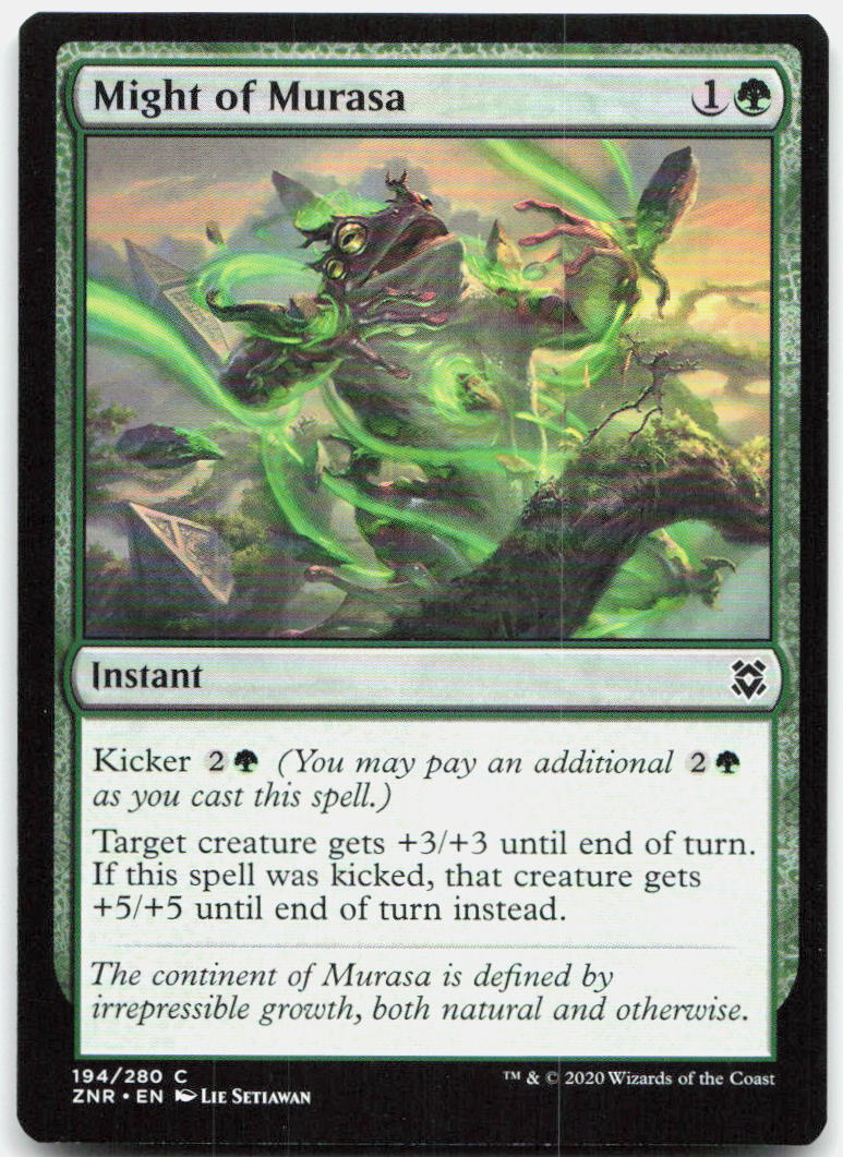 Might of Murasa NM C Zendikar Rising 194