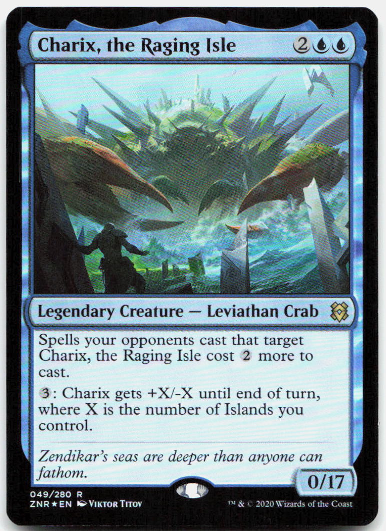 Charix, the Raging Isle NM Foil R Zendikar Rising 49