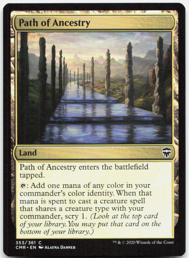 Path of Ancestry NM C Commander Legends 353