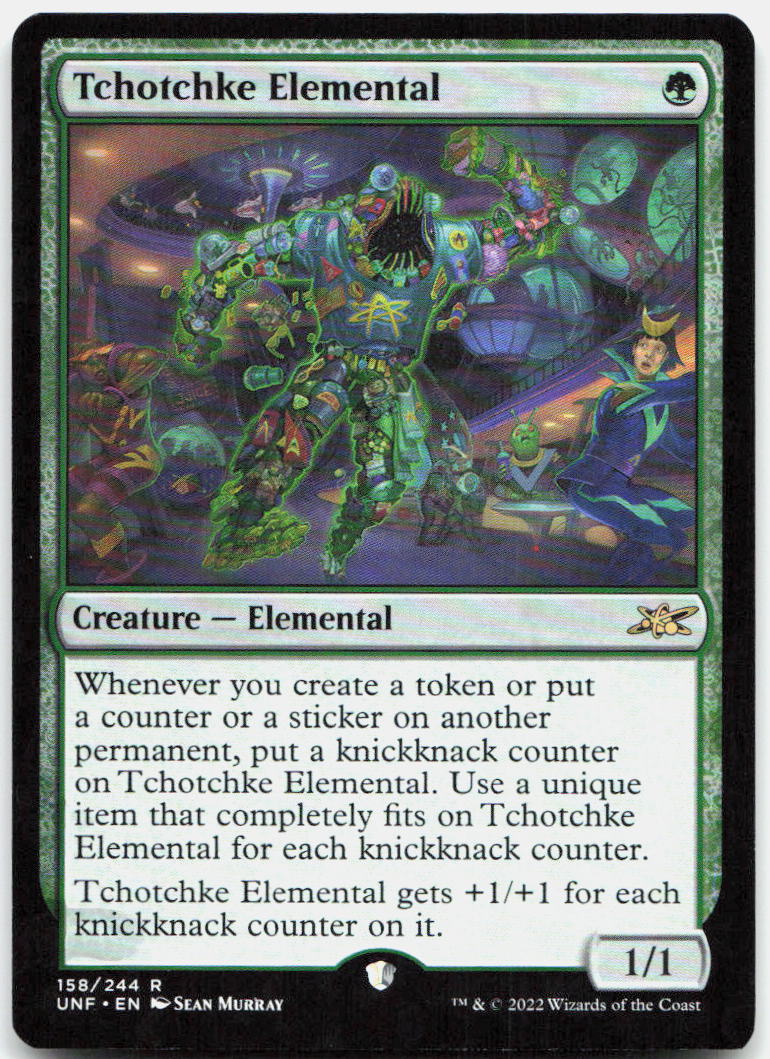 Tchotchke Elemental NM R Unfinity 158