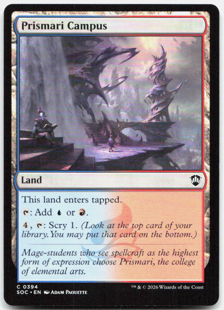 Prismari Campus NM C Commander: Secrets of Strixhaven 394