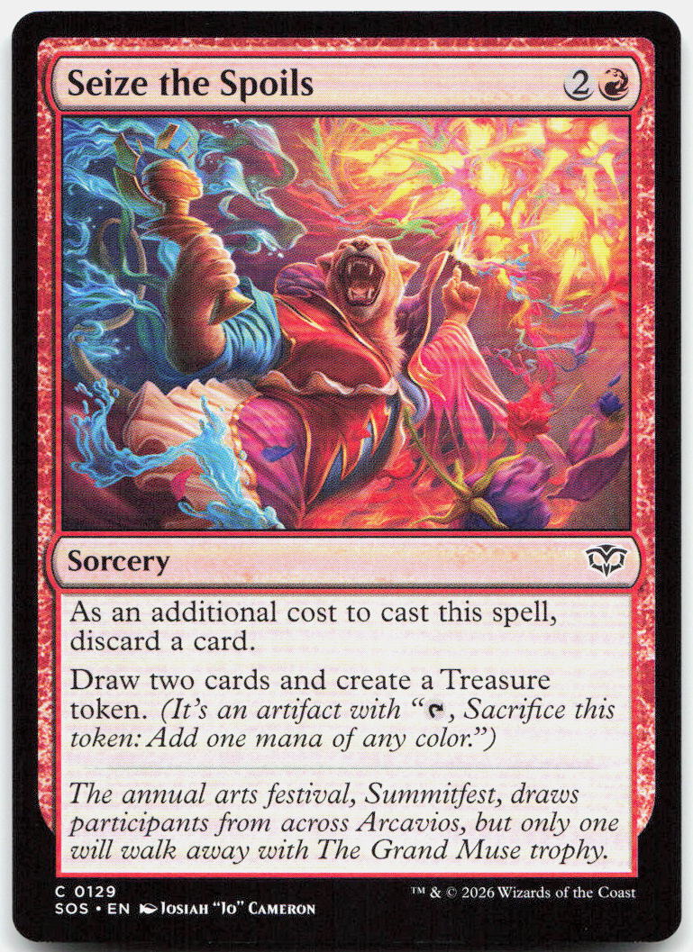 Seize the Spoils NM C Secrets of Strixhaven 129