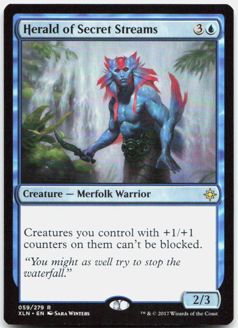 Herald of Secret Streams NM R Ixalan 59