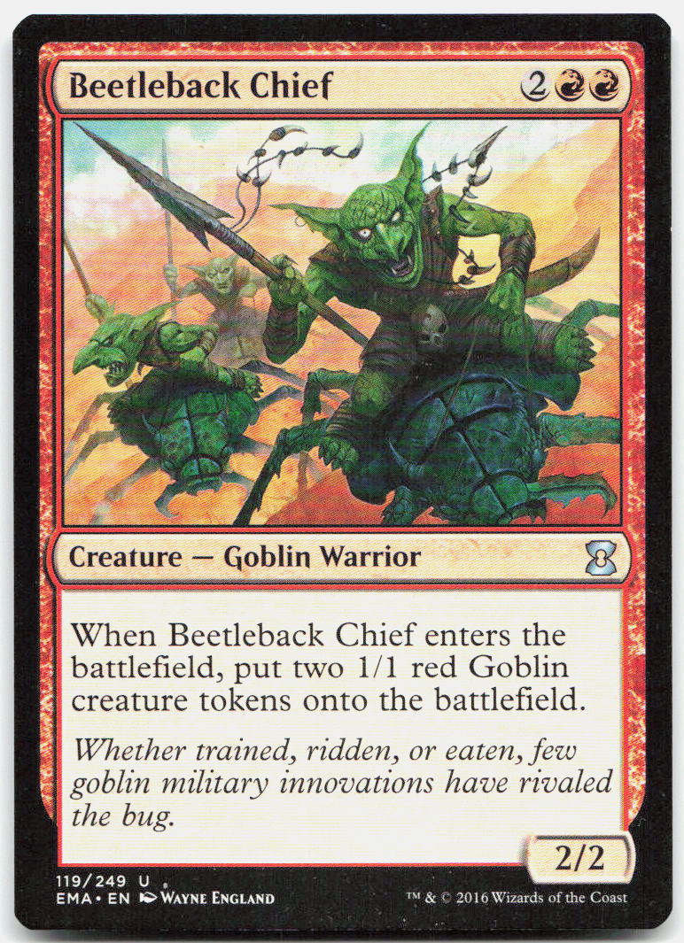 Beetleback Chief NM U Eternal Masters 119