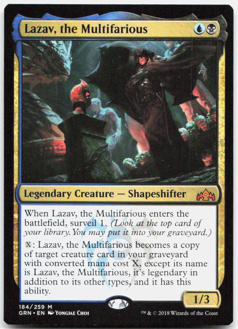 Lazav, the Multifarious NM M Guilds of Ravnica 184