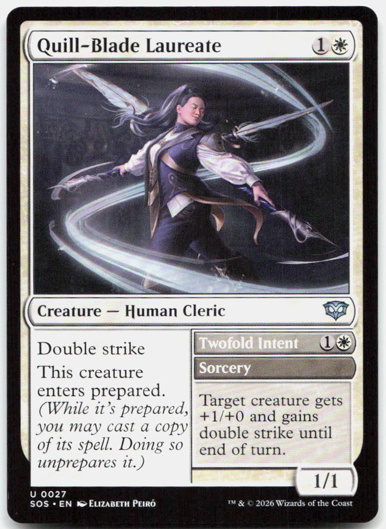 Quill-Blade Laureate NM U Secrets of Strixhaven 27