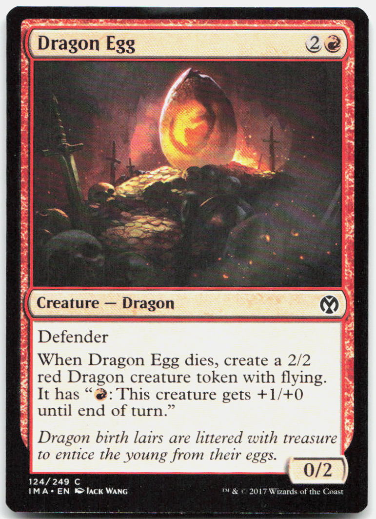 Dragon Egg NM C Iconic Masters 124