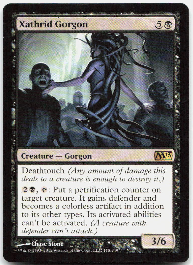 Xathrid Gorgon NM R Magic 2013 (M13) 118