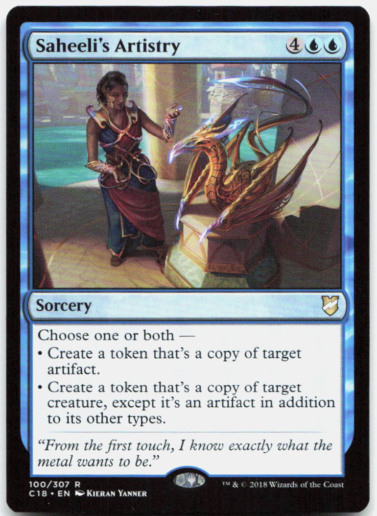 Saheeli's Artistry NM R Commander 2018 100