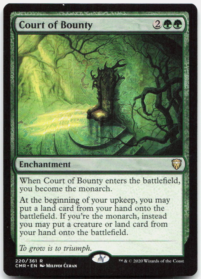 Court of Bounty NM R Commander Legends 220