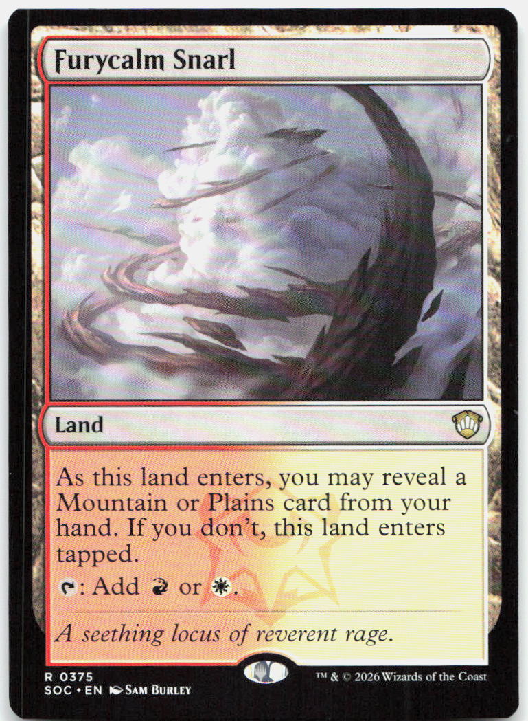 Furycalm Snarl NM R Commander: Secrets of Strixhaven 375