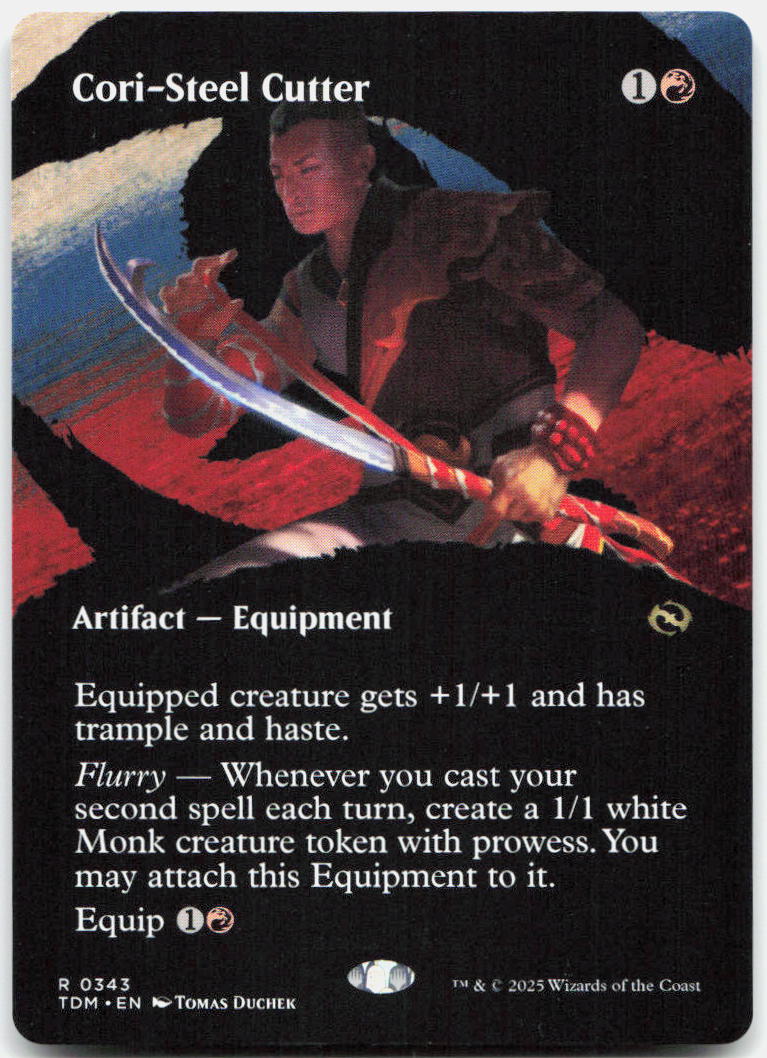 Cori-Steel Cutter (Borderless) NM R Tarkir: Dragonstorm 343