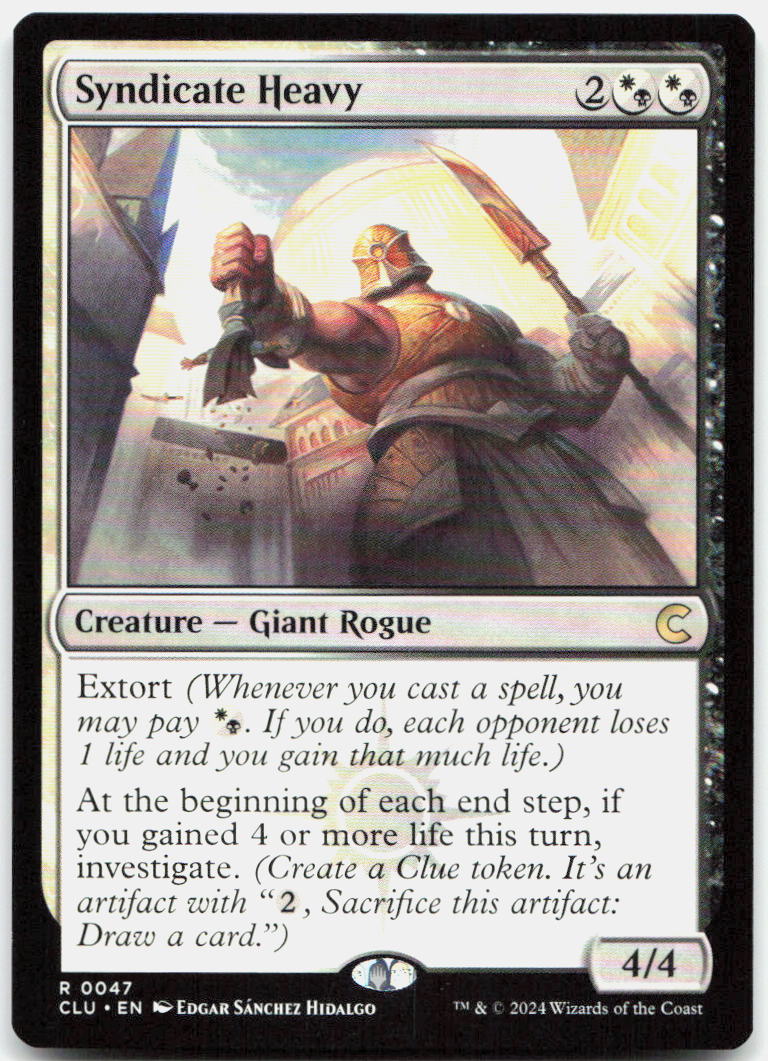 Syndicate Heavy NM R Ravnica: Clue Edition 47