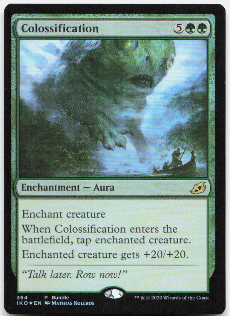 Colossification (IKO) NM Foil P Unique and Miscellaneous Promos 364