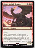 Opportunistic Dragon NM R Throne of Eldraine 133
