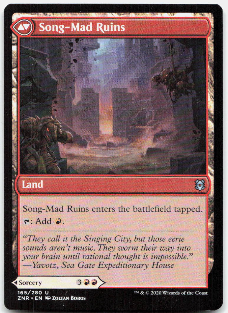 Song-Mad Treachery NM U Zendikar Rising 165