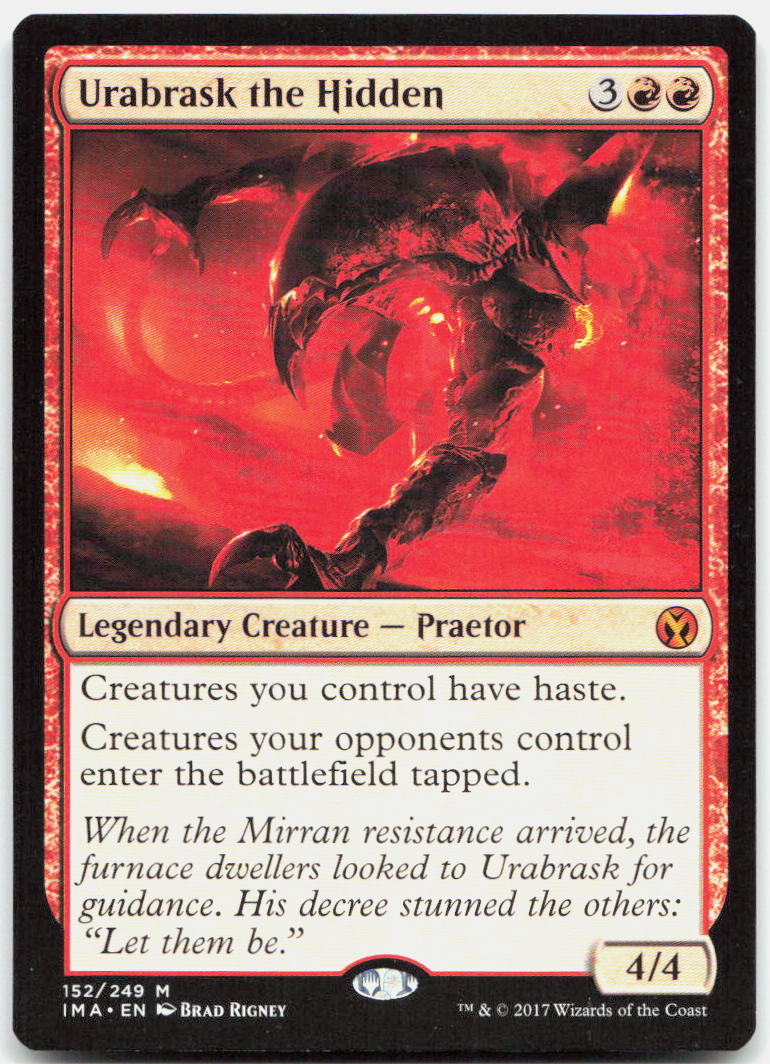 Urabrask the Hidden NM M Iconic Masters 152