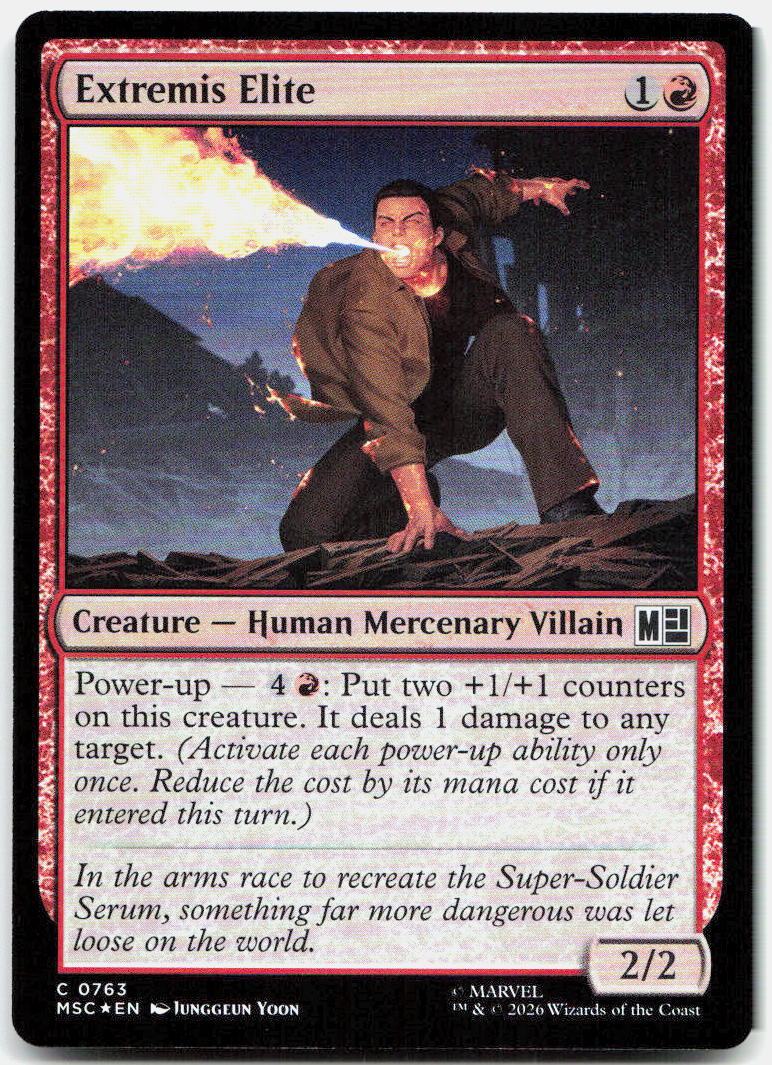 Extremis Elite NM Foil C Commander: Marvel Super Heroes 763