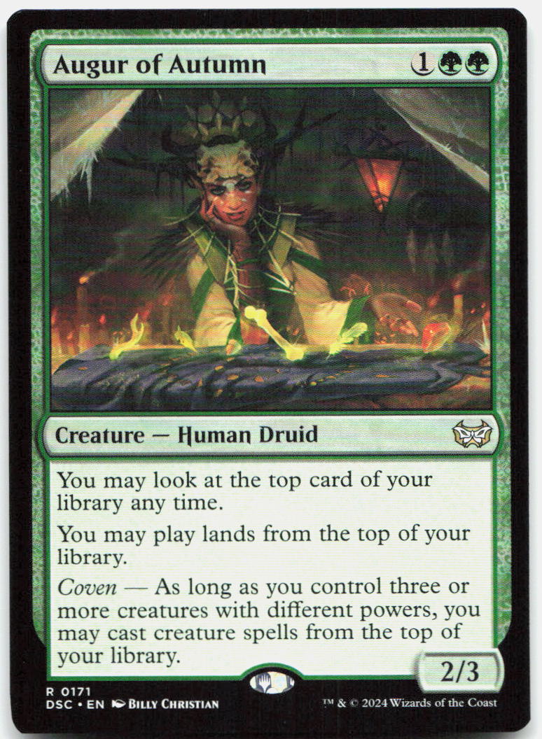 Augur of Autumn NM R Commander: Duskmourn: House of Horror 171