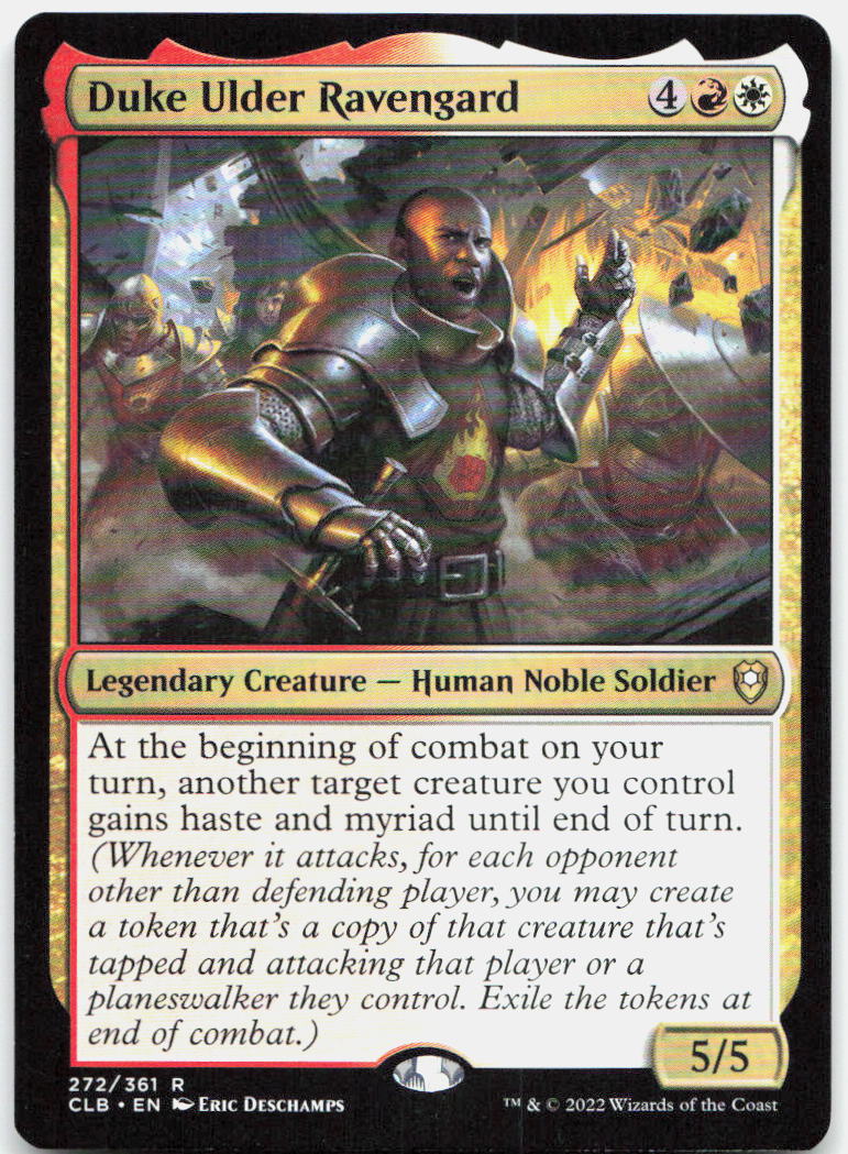 Duke Ulder Ravengard NM R Commander Legends: Battle for Baldur's Gate 272