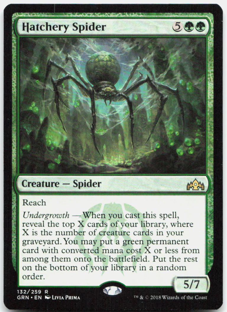 Hatchery Spider NM R Guilds of Ravnica 132