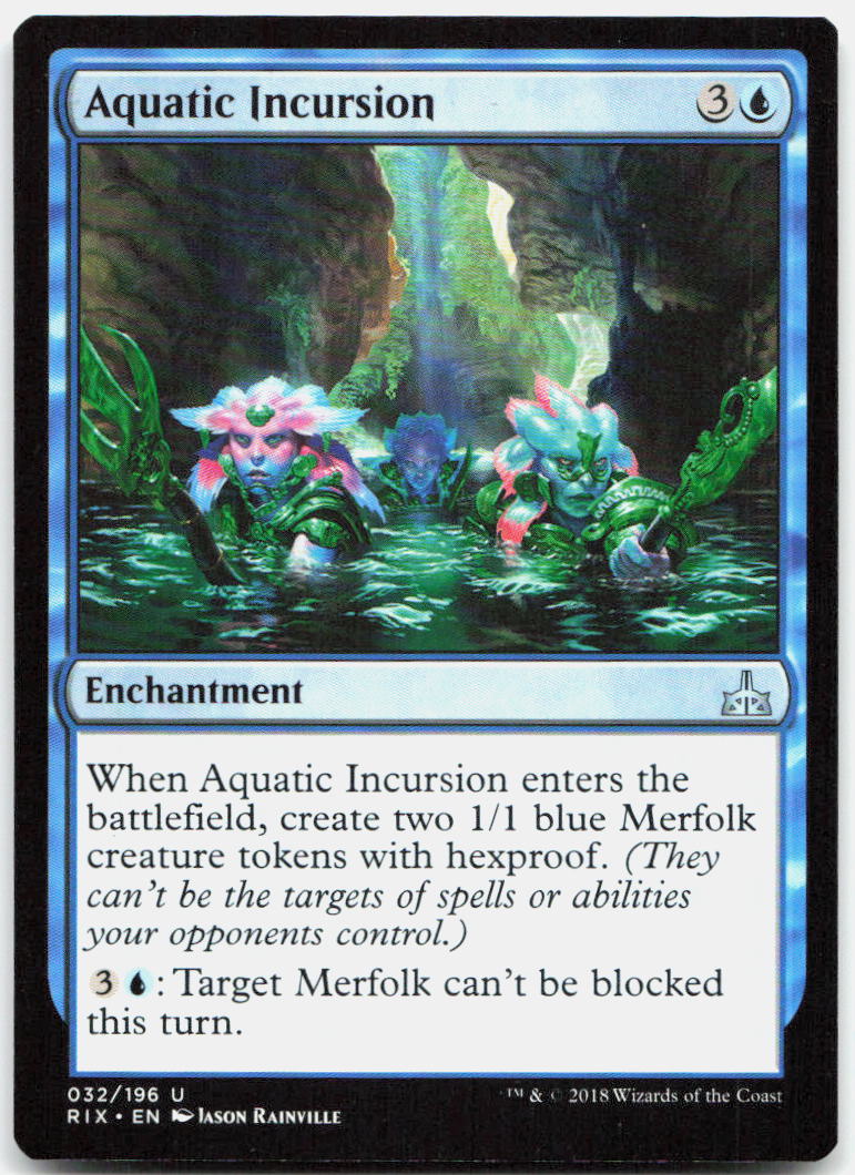 Aquatic Incursion NM U Rivals of Ixalan 32