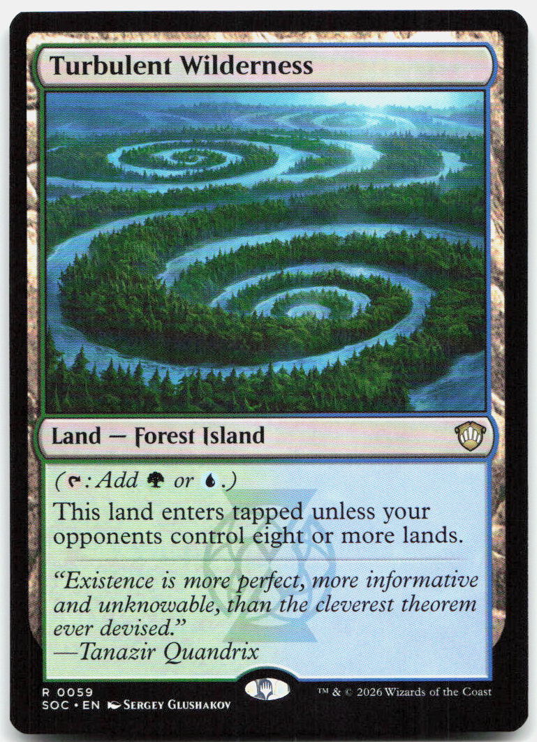 Turbulent Wilderness NM R Commander: Secrets of Strixhaven 59
