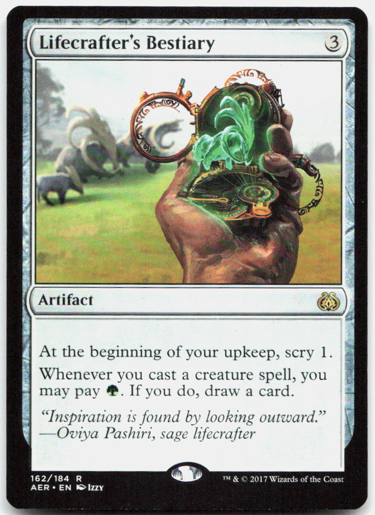 Lifecrafter's Bestiary NM R Aether Revolt 162