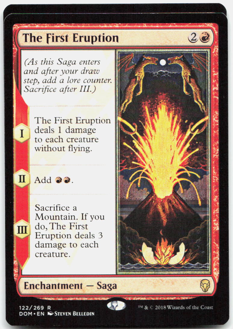 The First Eruption NM R Dominaria 122