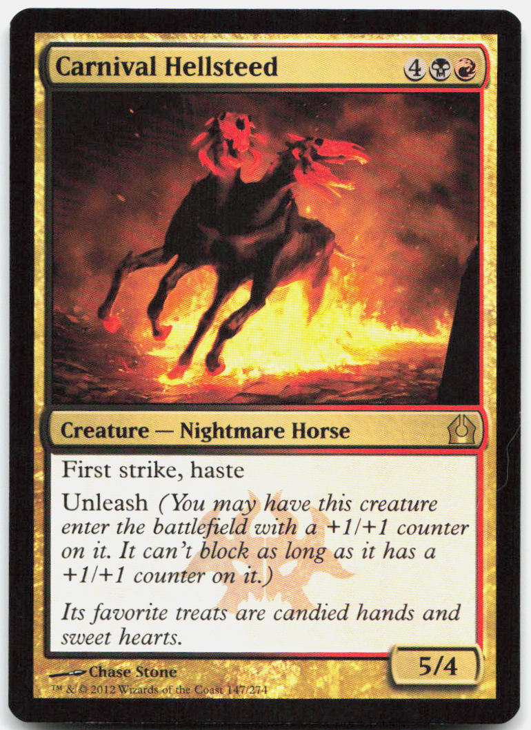 Carnival Hellsteed NM R Return to Ravnica 147
