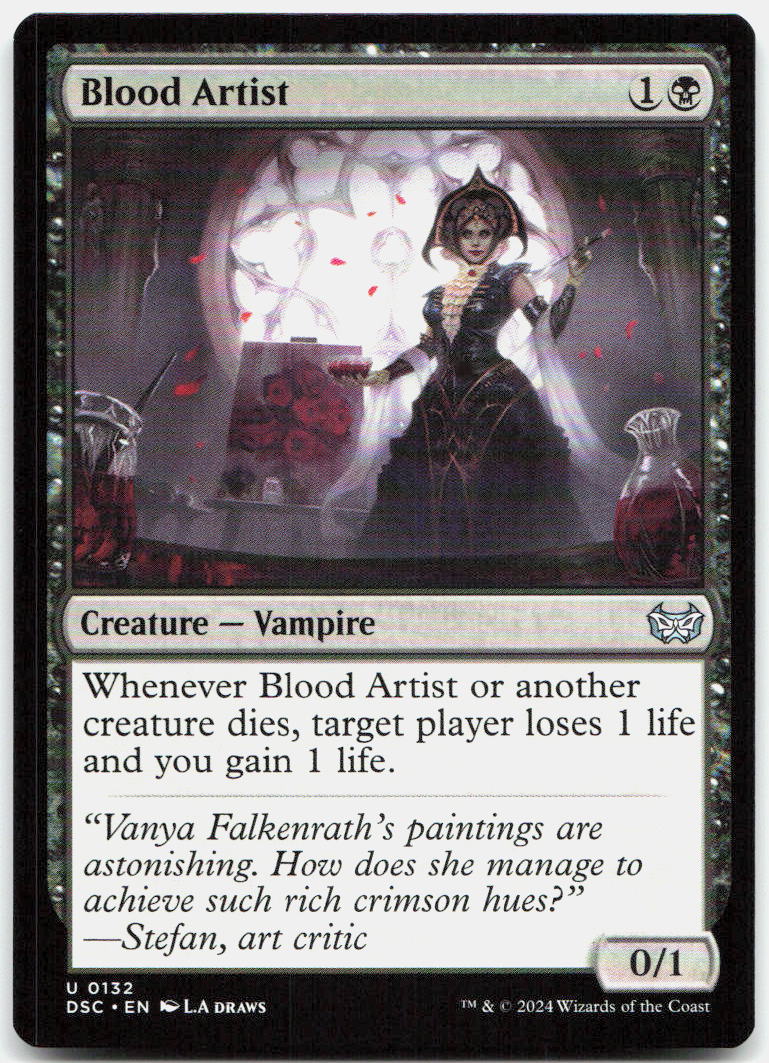 Blood Artist NM U Commander: Duskmourn: House of Horror 132