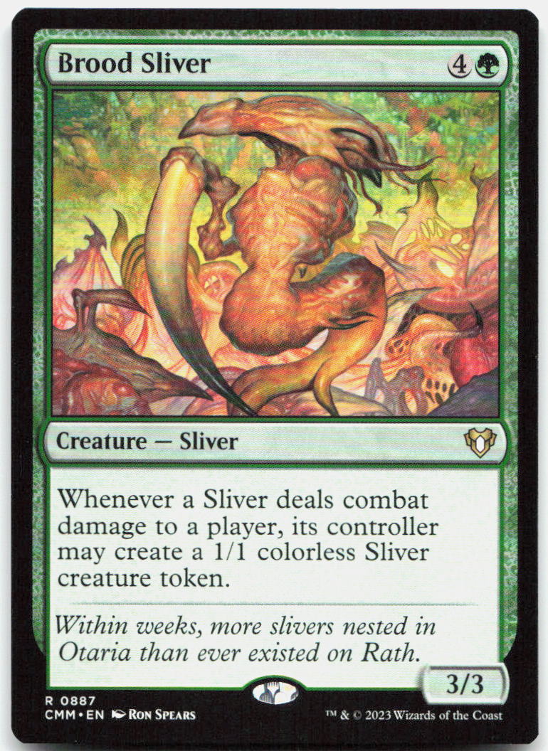Brood Sliver NM R Commander Masters 887