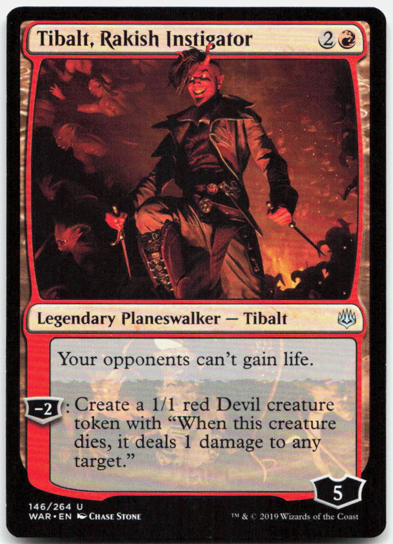 Tibalt, Rakish Instigator NM U War of the Spark 146