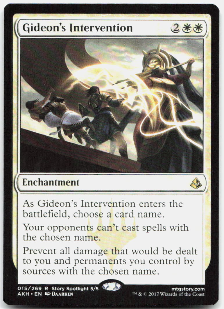 Gideon's Intervention NM R Amonkhet 15