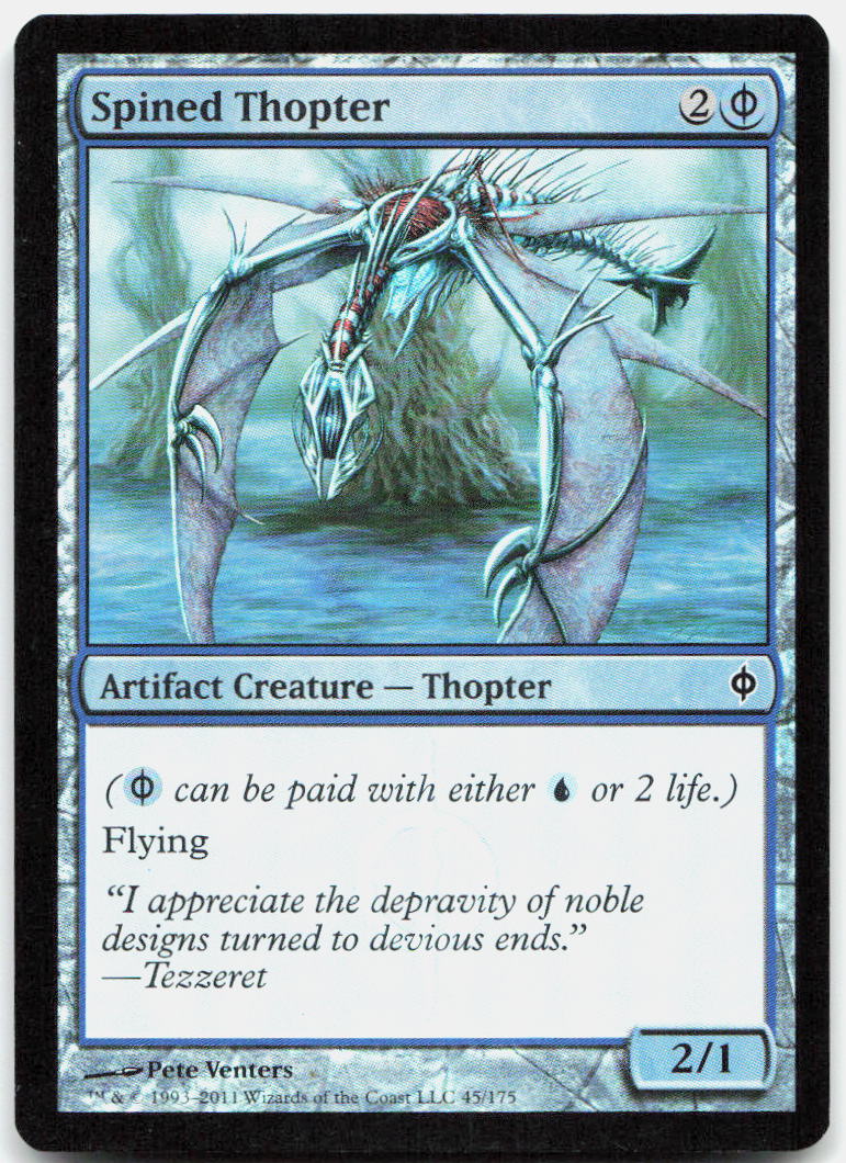 Spined Thopter NM Foil C New Phyrexia 45